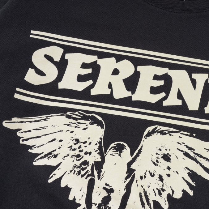 LONELY SERENE CREWNECK  CHARCOAL