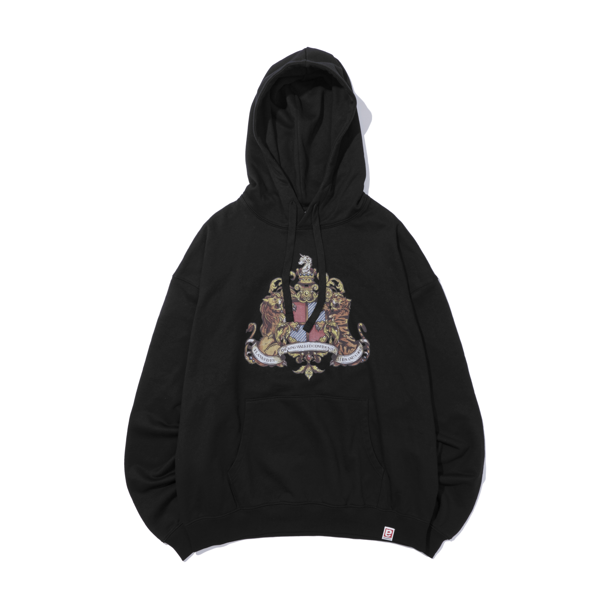 EMBLEM HOODIE  BLACK