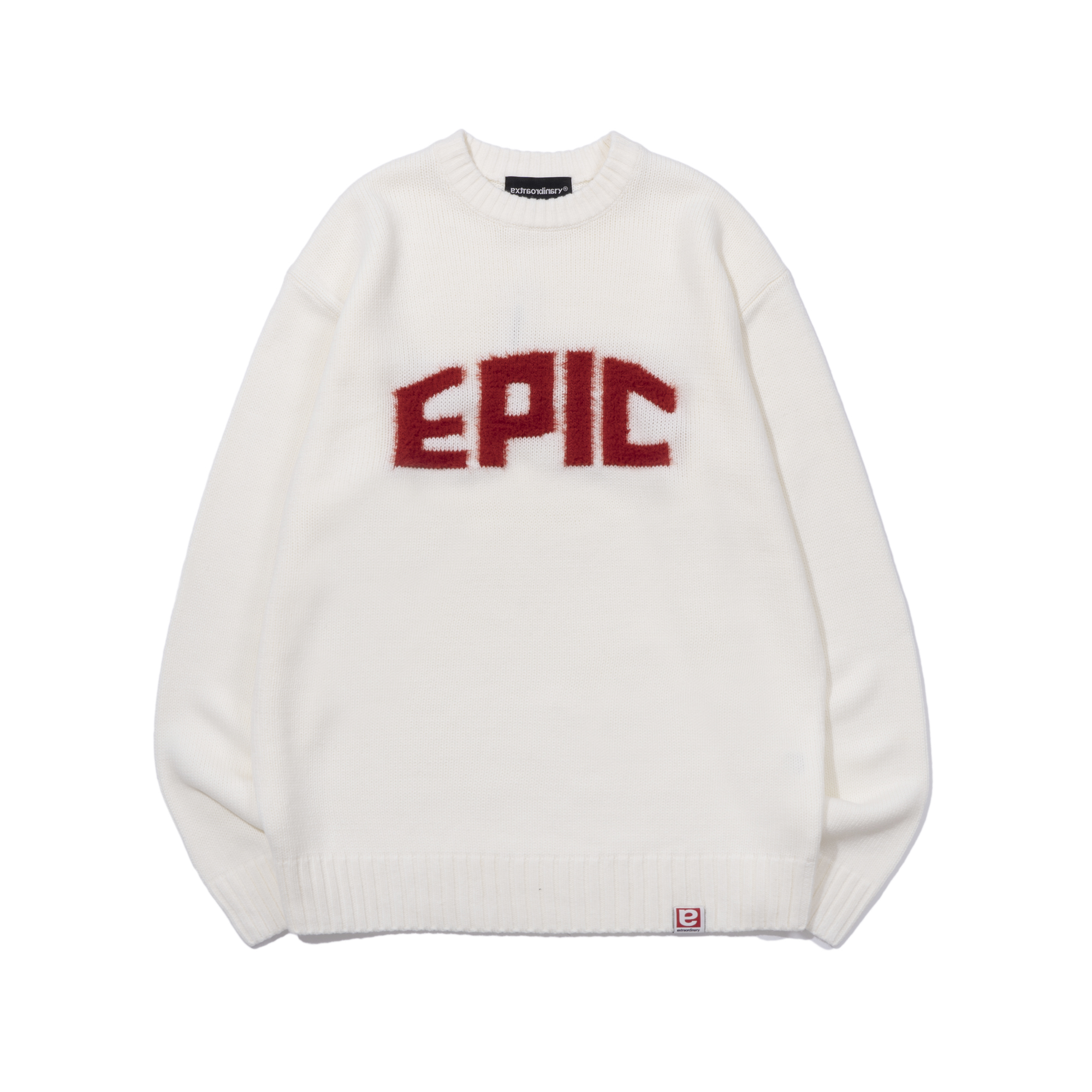 EPIC JACQUARD SWEATER  IVORY