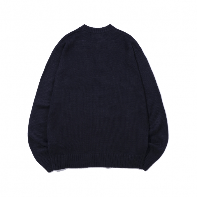 EPIC JACQUARD SWEATER  NAVY