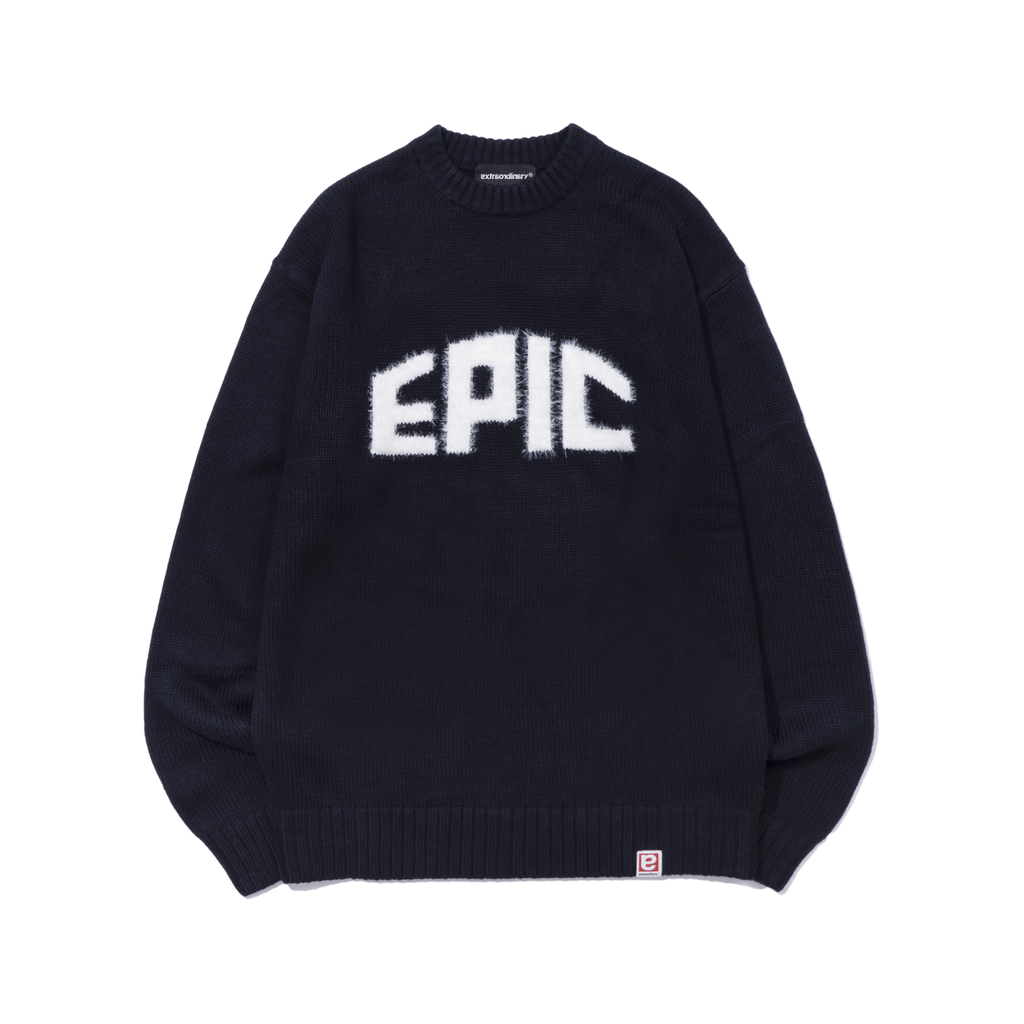 EPIC JACQUARD SWEATER  NAVY