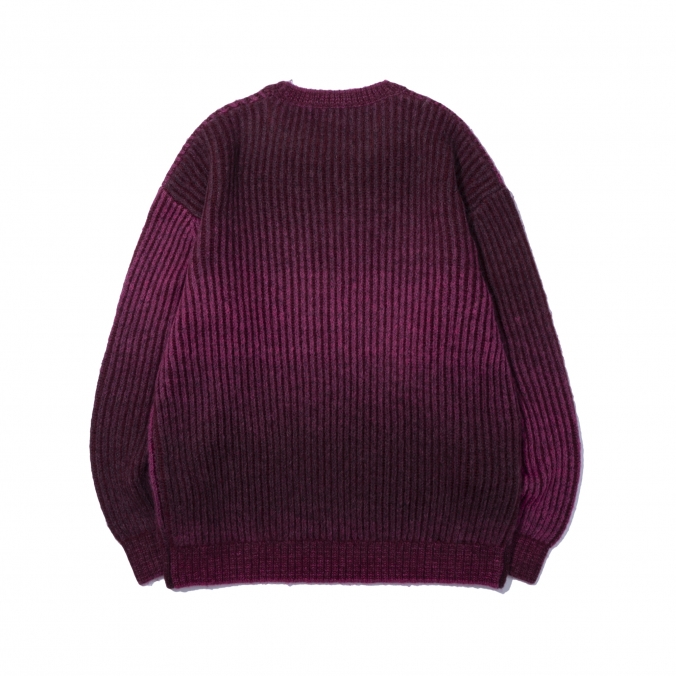 GRADIENT SWEATER  WINE