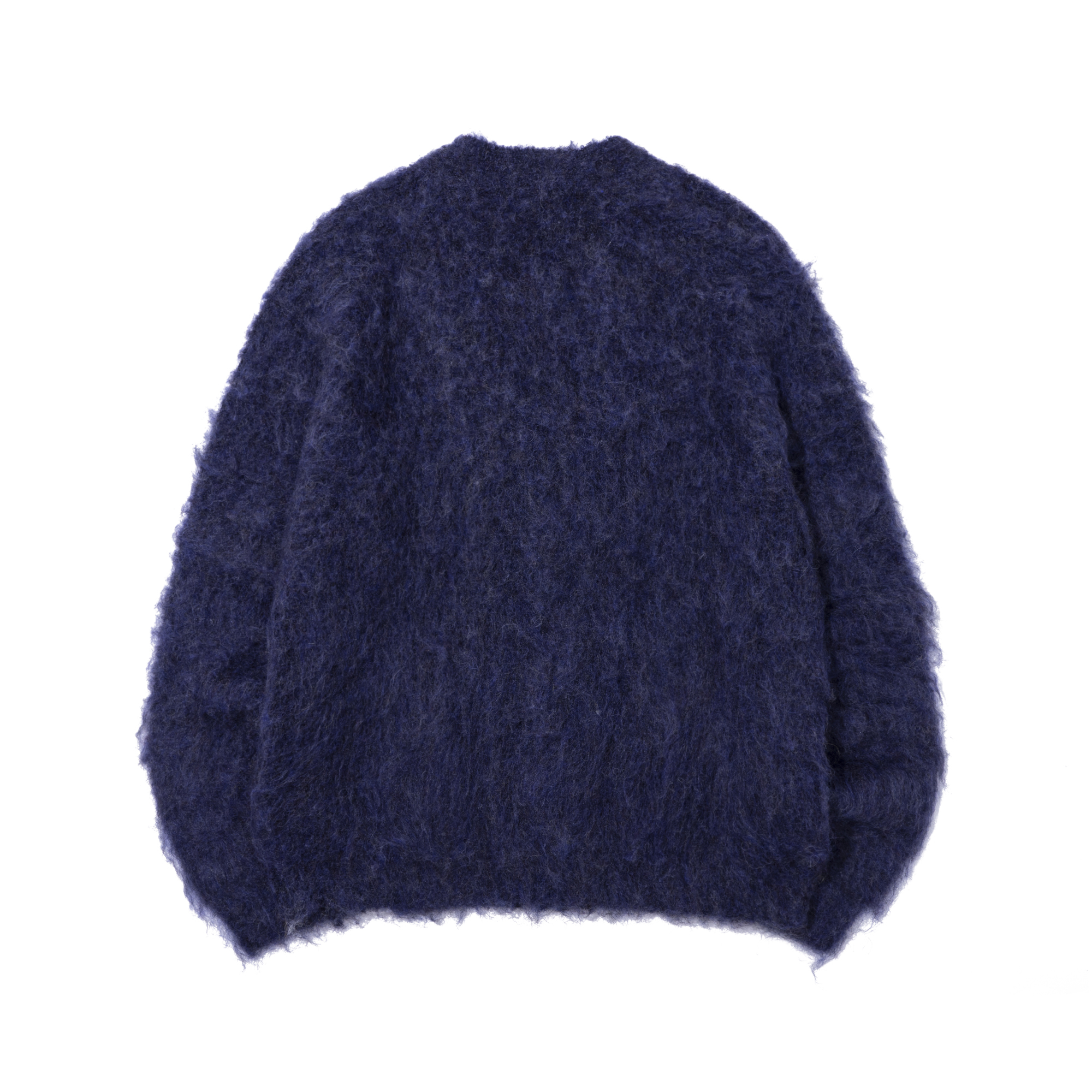 BRUSHED CARDIGAN  NAVY