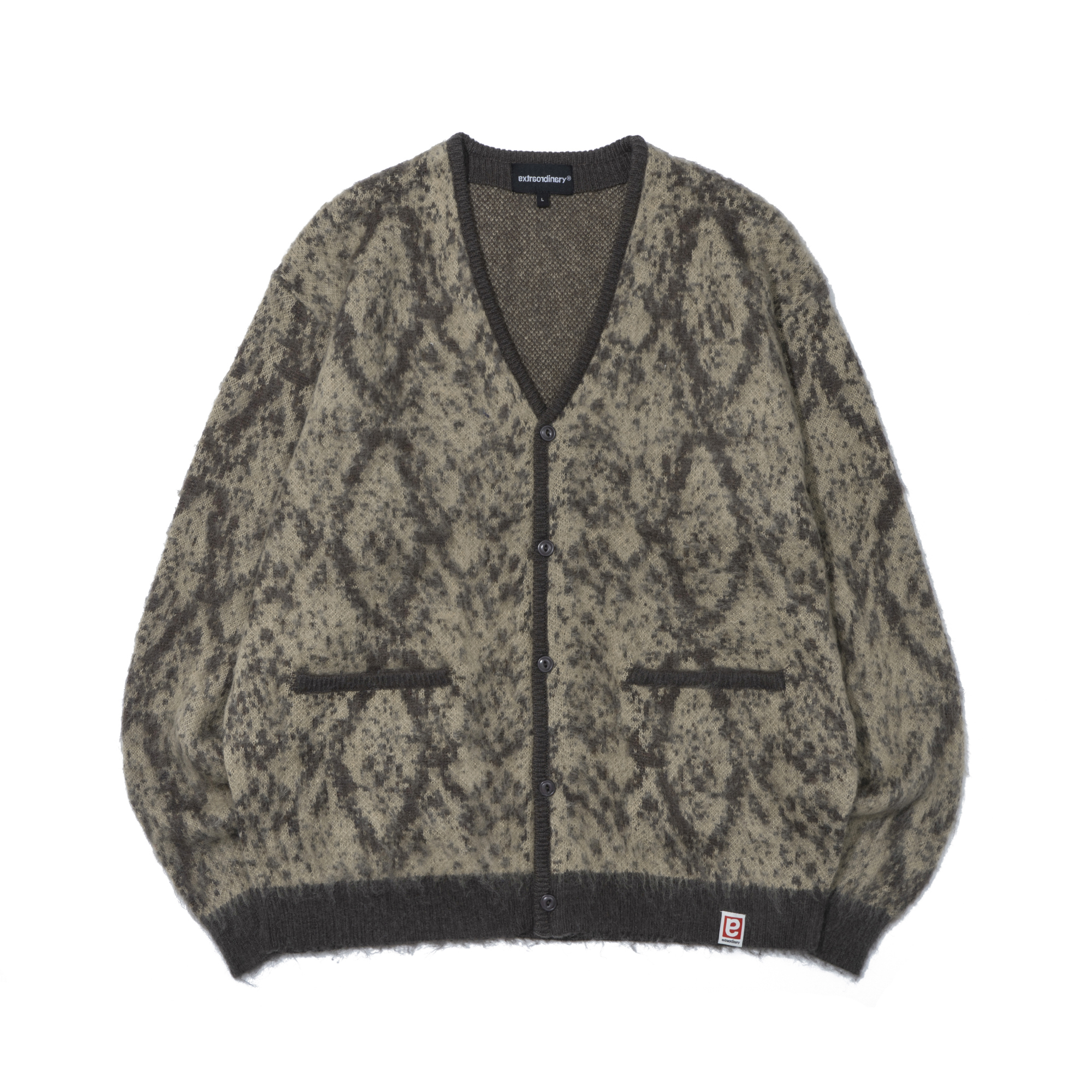 PYTHON CARDIGAN  BROWN