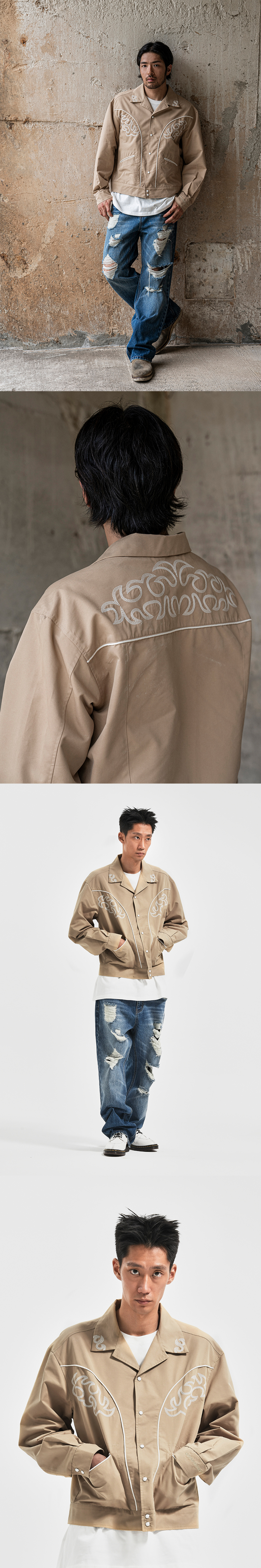 WESTERN JACKET  BEIGE