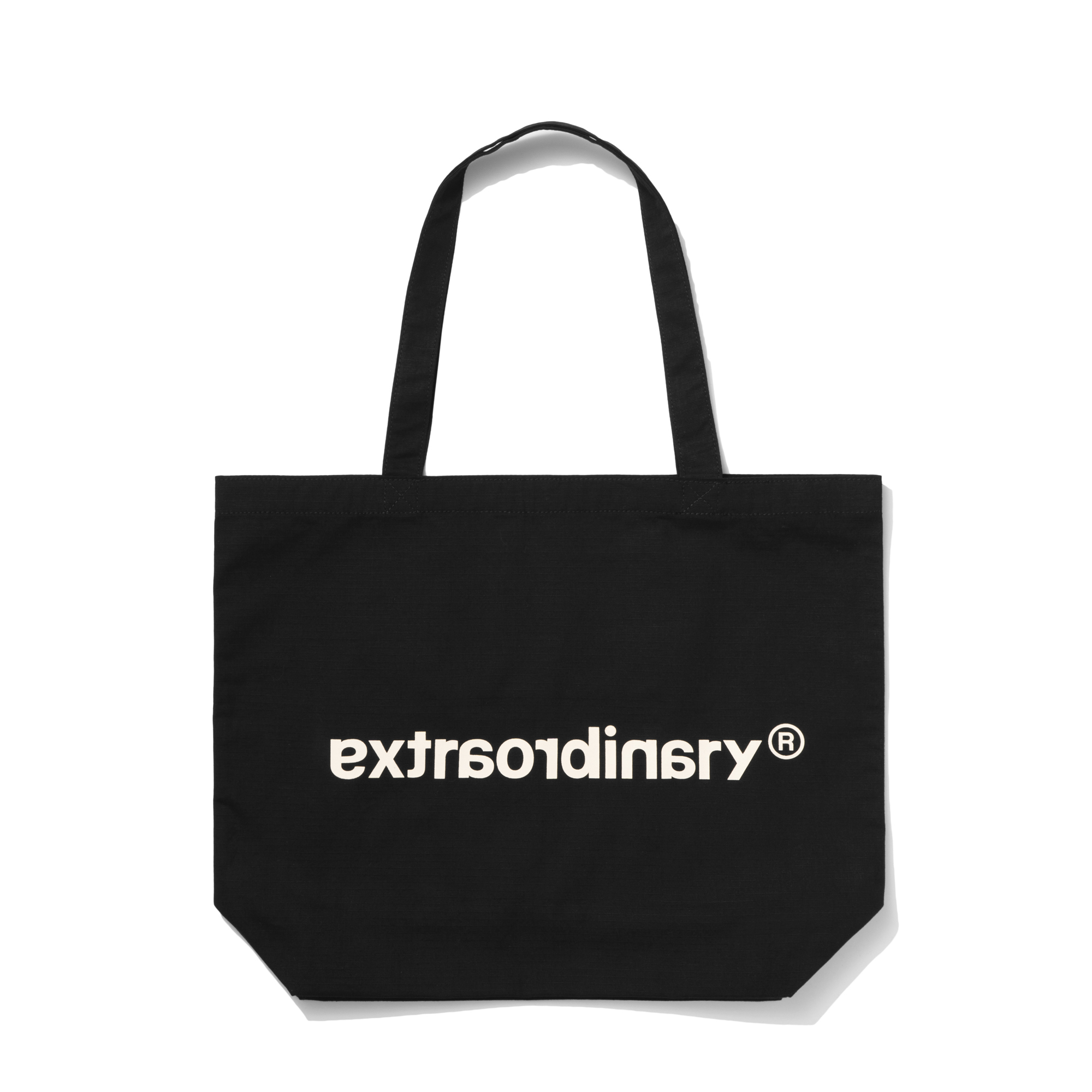 EX BASIC LOGO ECO BAG BLACK