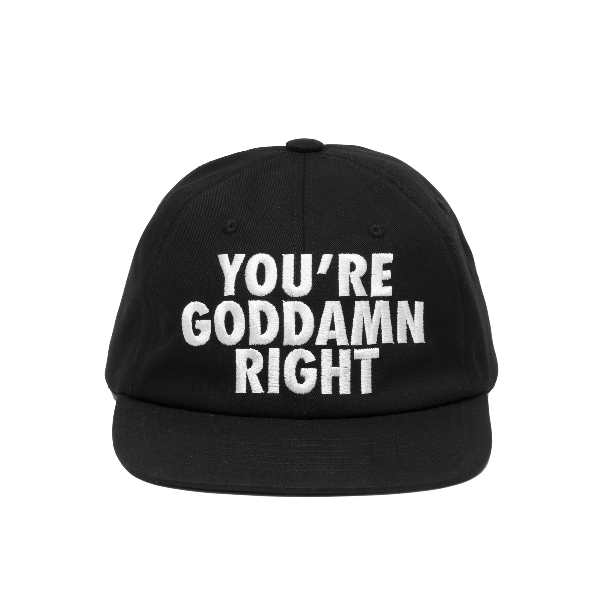 GODDAMN CAMP CAP BLACK