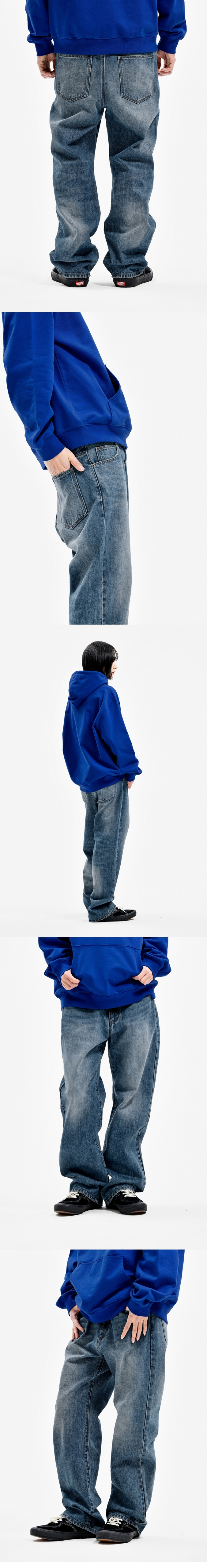 BASIC DENIM PANTS BLUE