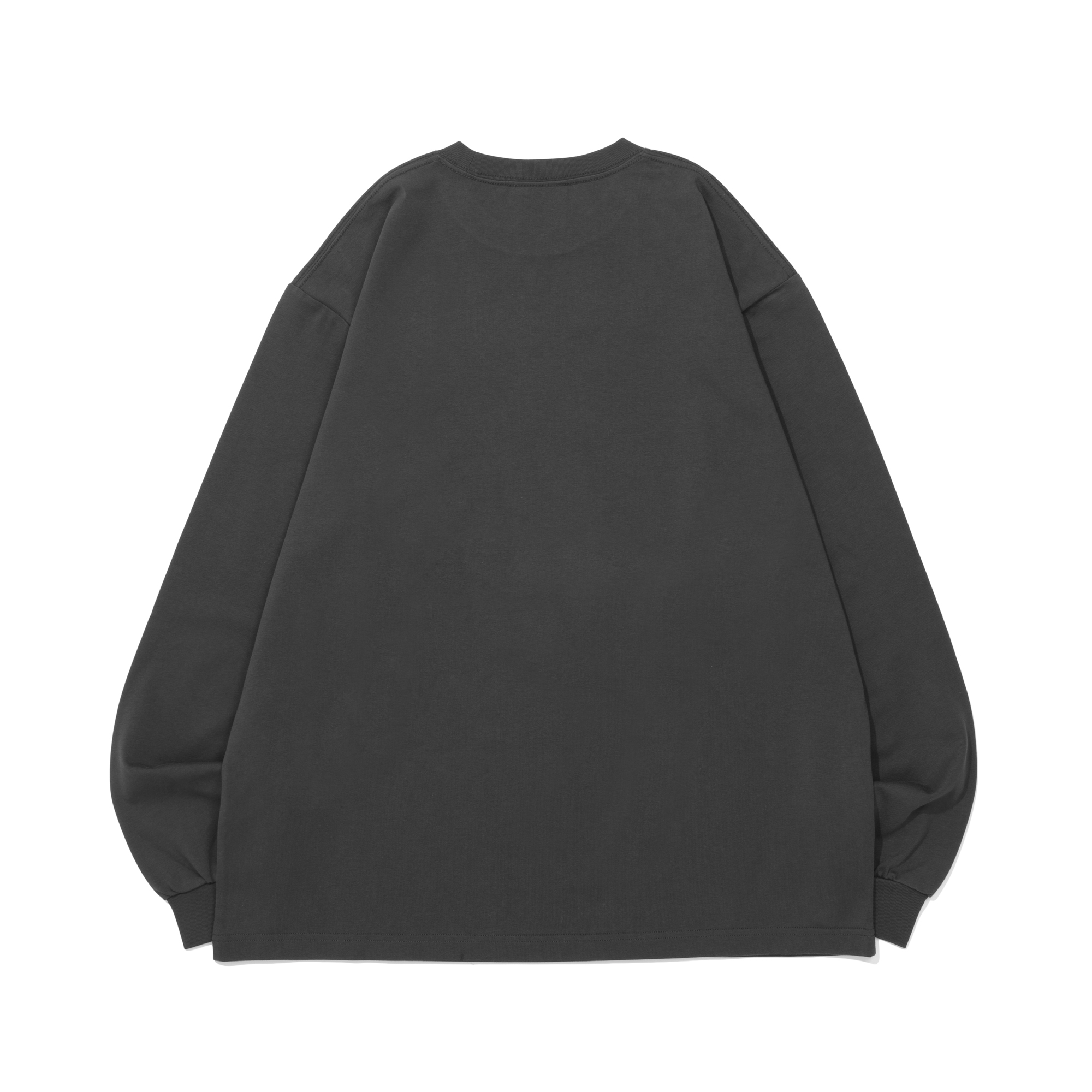 PATCHWORK SYMBOL LONG SLEEVE CHARCOAL