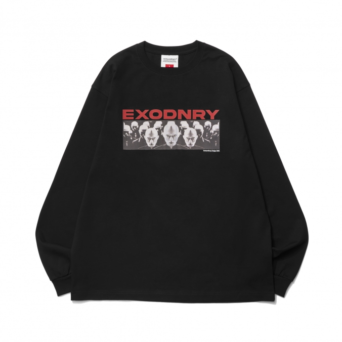 HUMAN GRAPHIC LONG SLEEVE BLACK