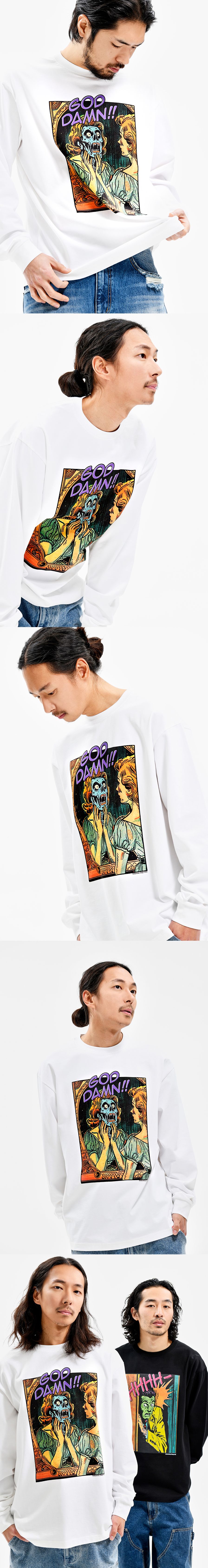 GOD DAMN LONG SLEEVE OFF WHITE