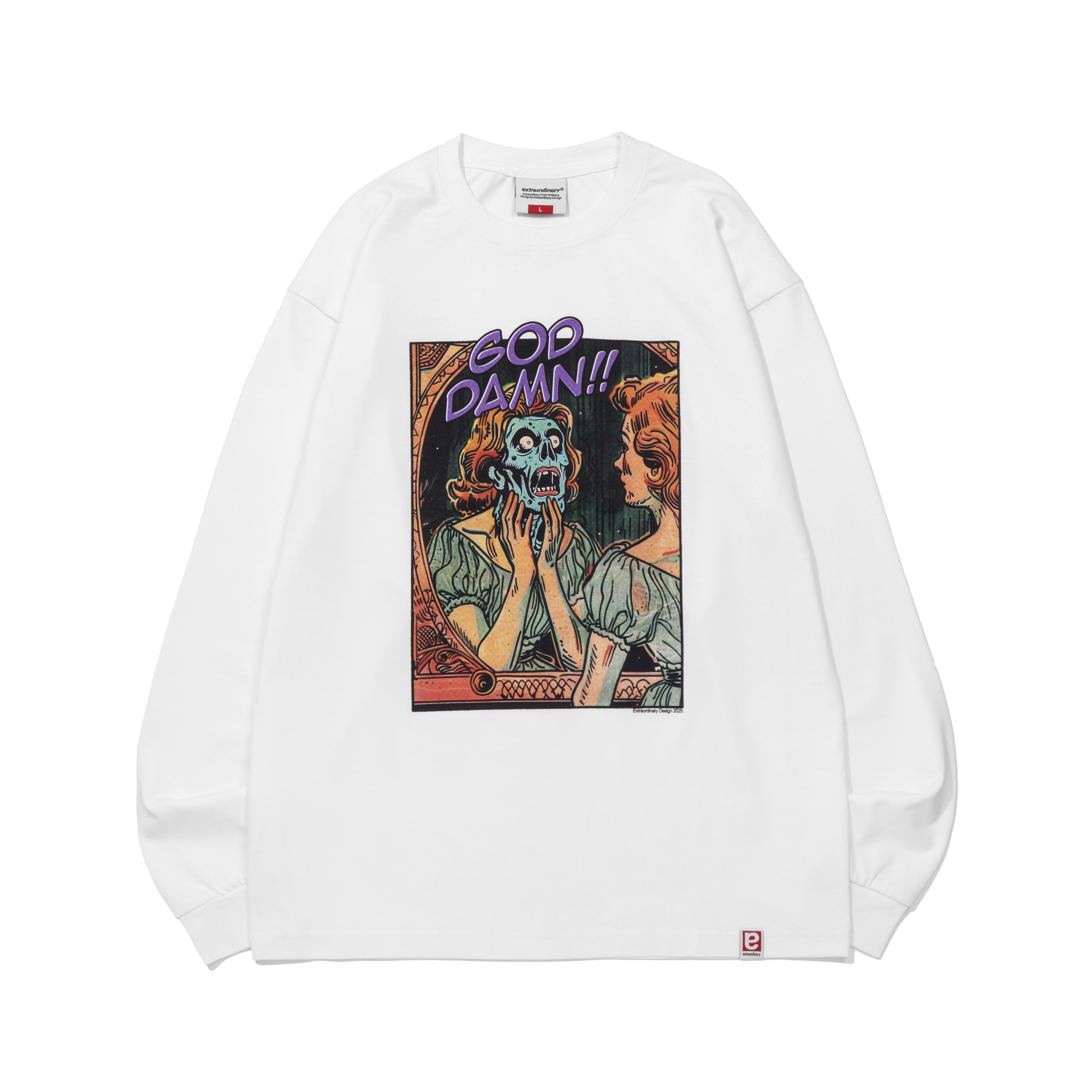 GOD DAMN LONG SLEEVE OFF WHITE