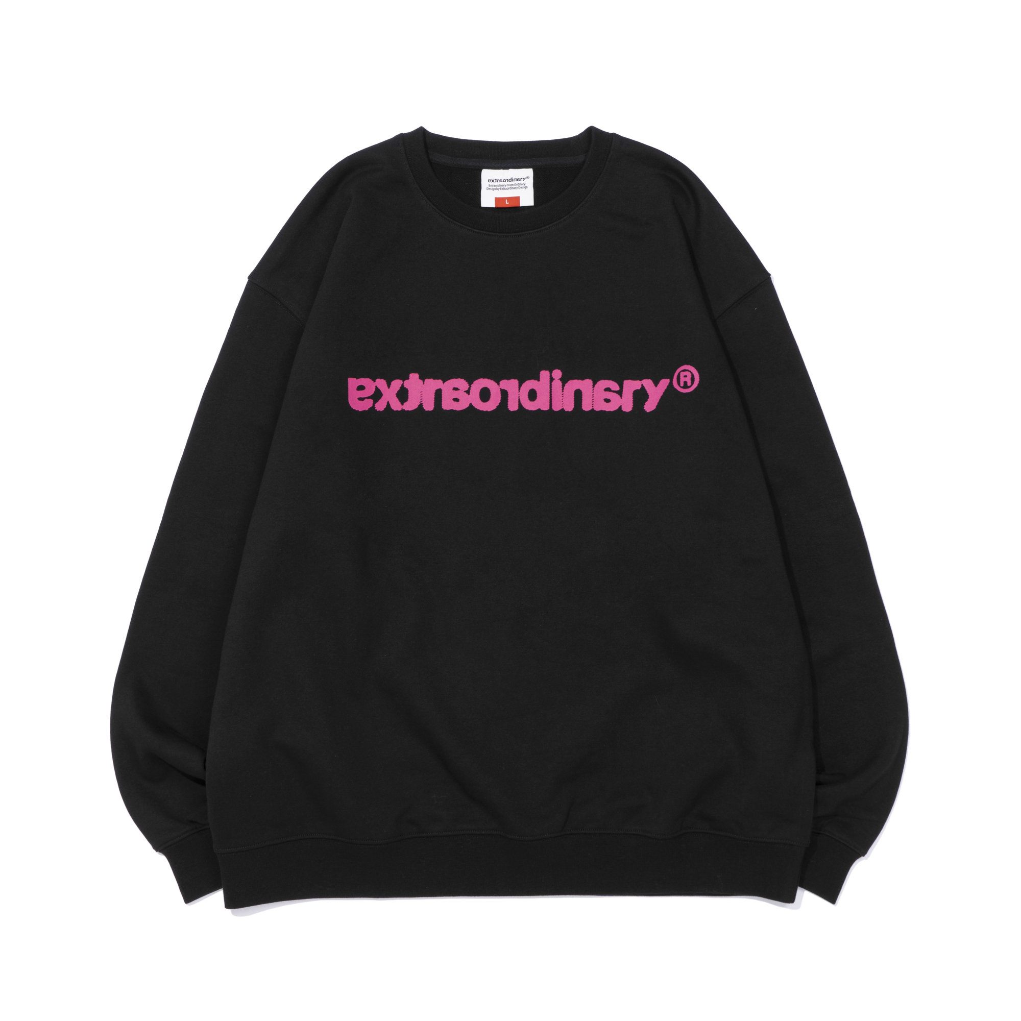 EX LOGO CREWNECK BLACK