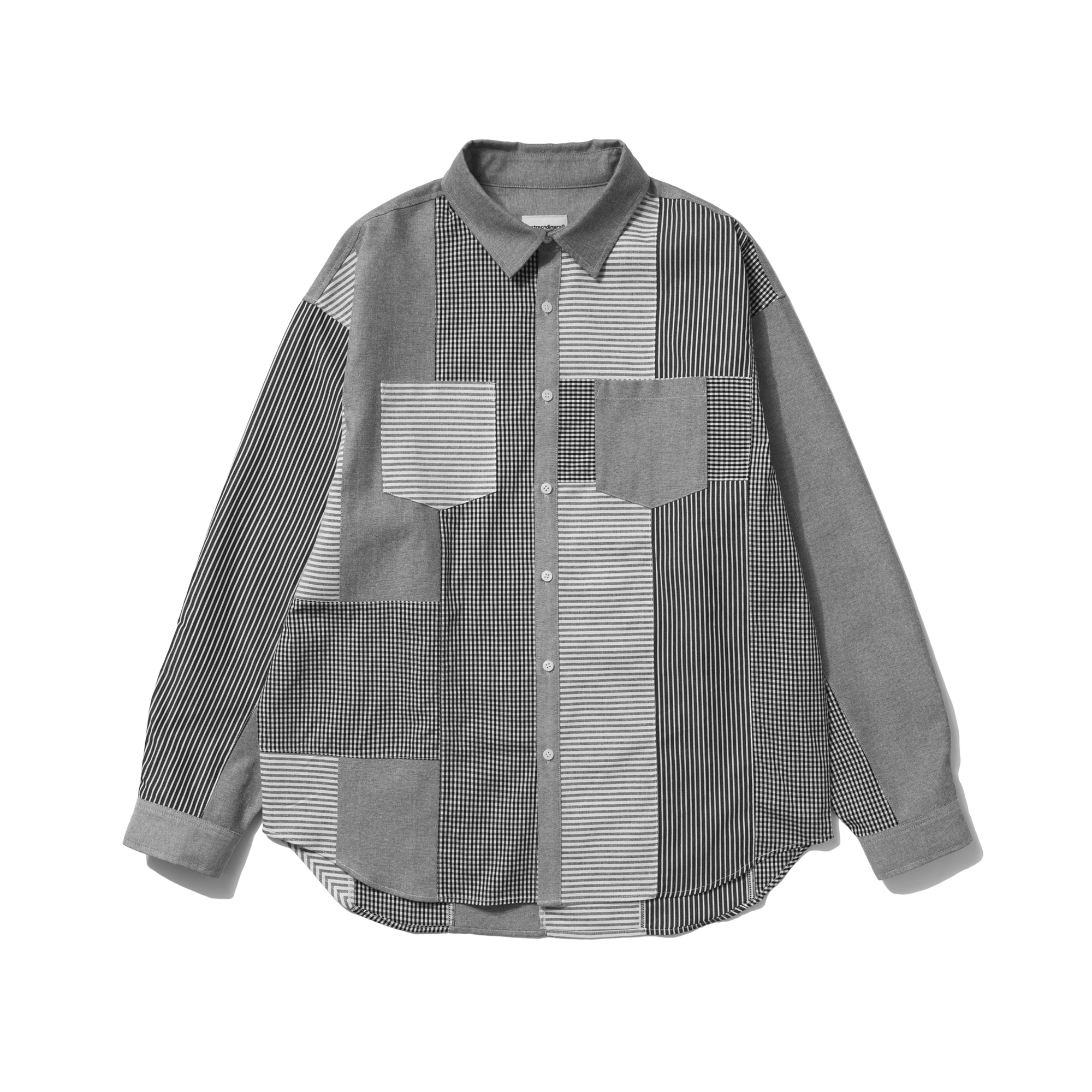 PATCHWORK SHIRT BLACK