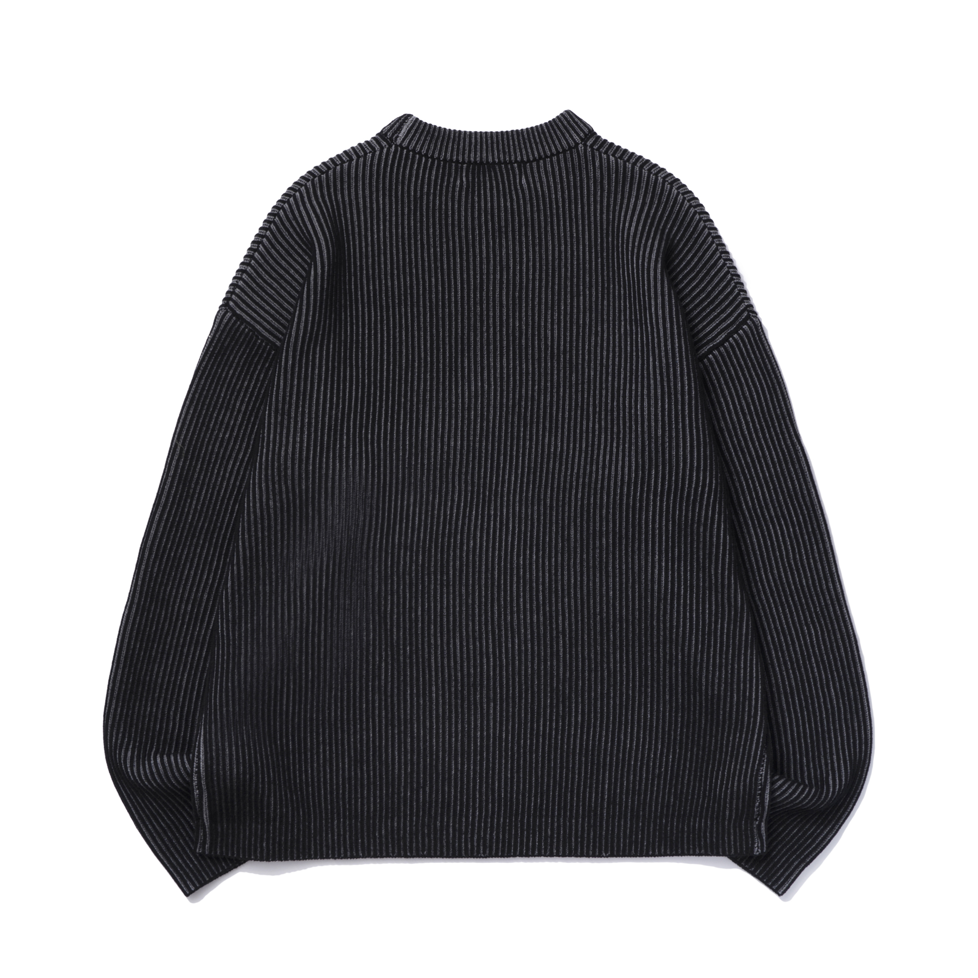 STAR JACQUARD SWEATER BLACK