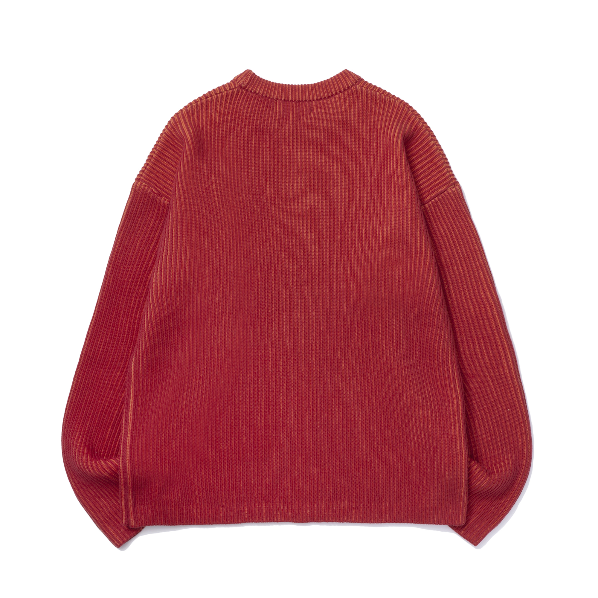 STAR JACQUARD SWEATER RED
