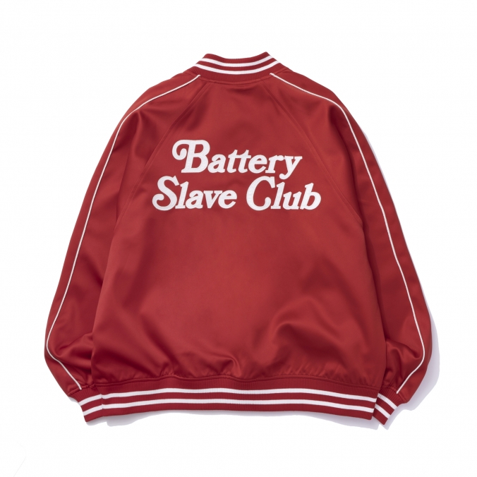 B.S.C SOUVENIR SATIN JACKET RED