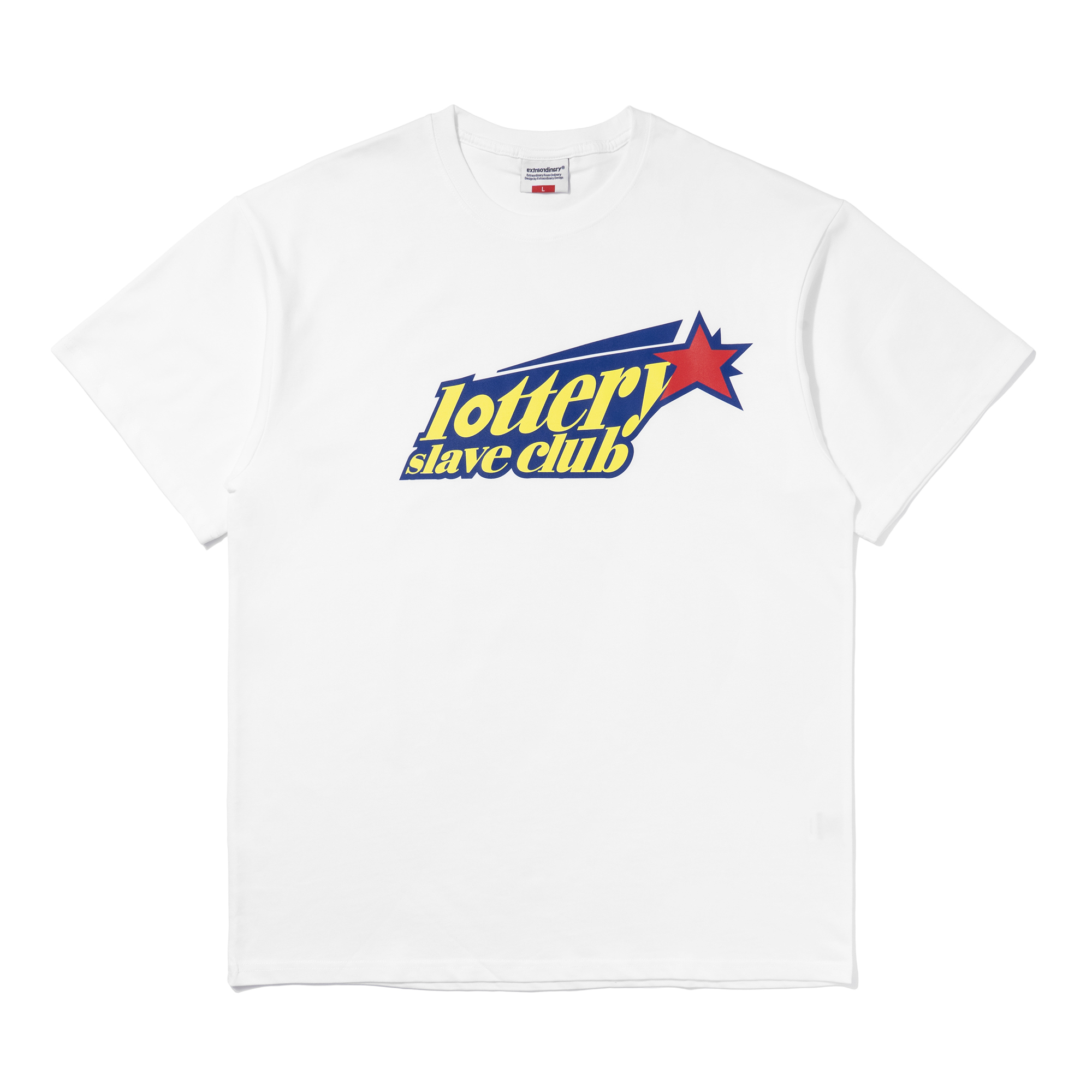 LOTTERY SLAVE TEE WHITE
