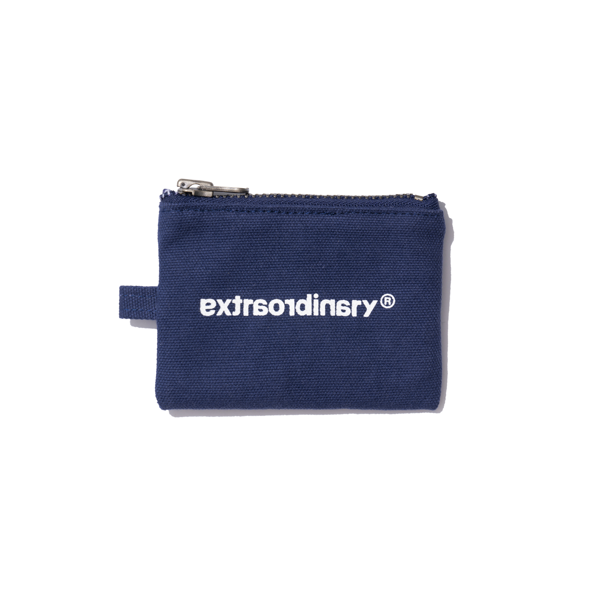 EX LOGO COIN WALLET NAVY