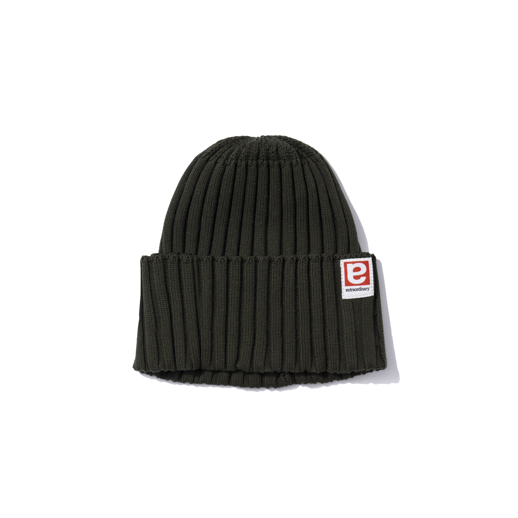 RIBBED BEANIE KHAKI