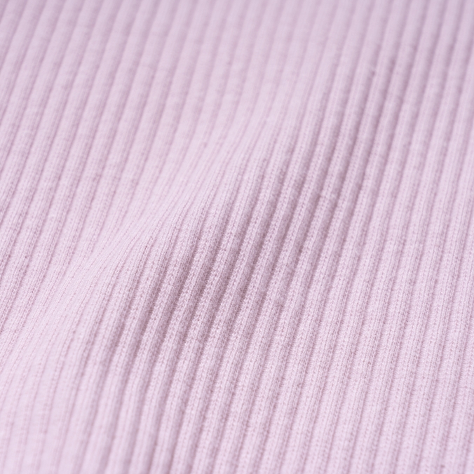 W RIBBED TEE PINK