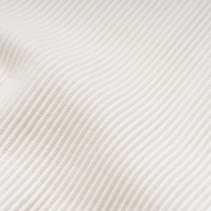 W RIBBED TEE IVORY