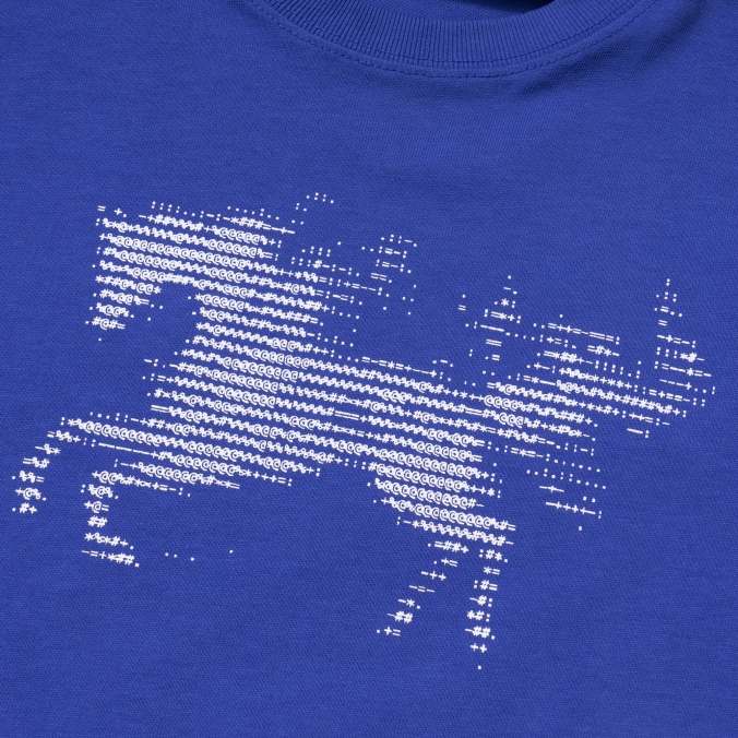 W ASCII CODE TEE BLUE