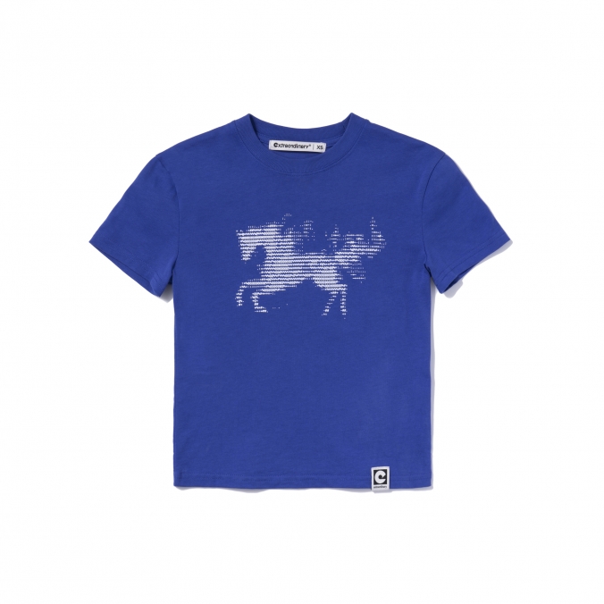 W ASCII CODE TEE BLUE