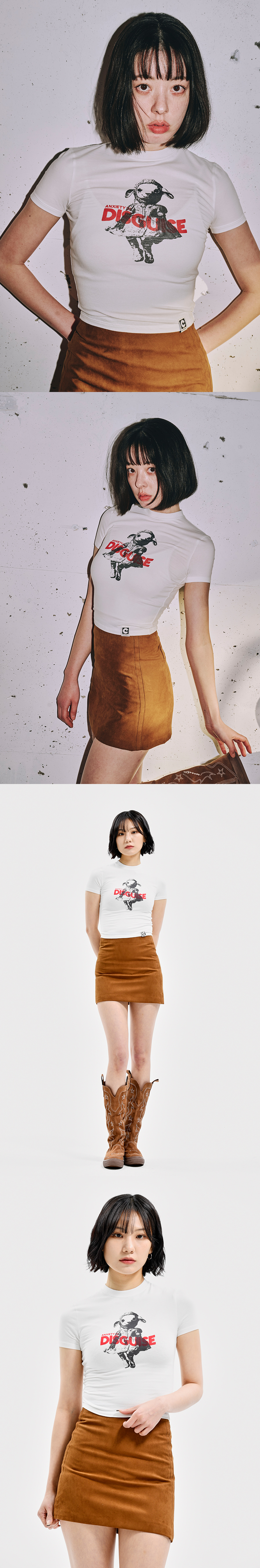 W DISGUISE SHEEP TEE OFF WHITE