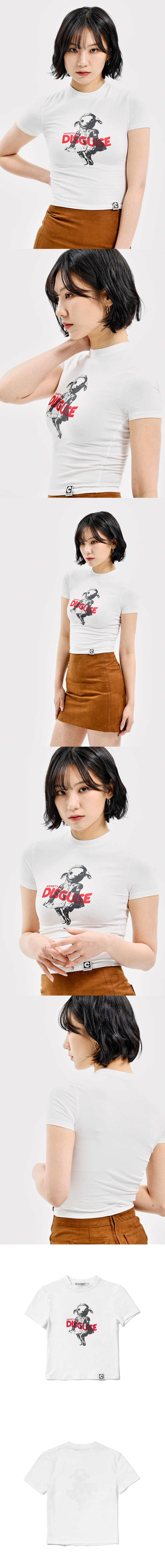 W DISGUISE SHEEP TEE OFF WHITE