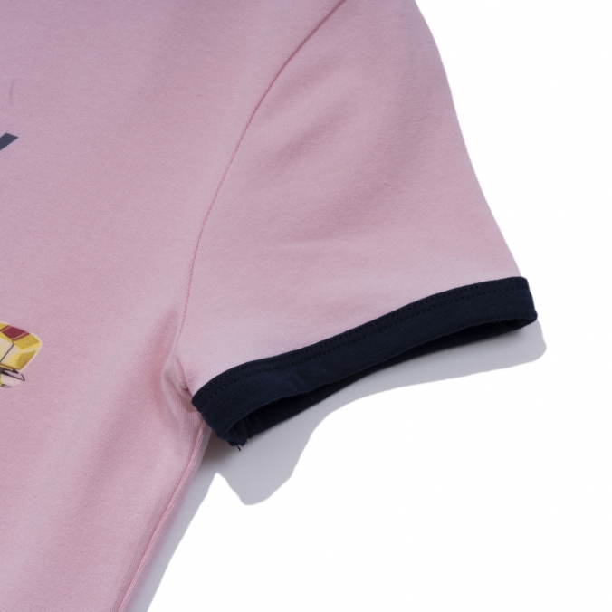 W INFINITY BEYOND RINGER TEE PINK