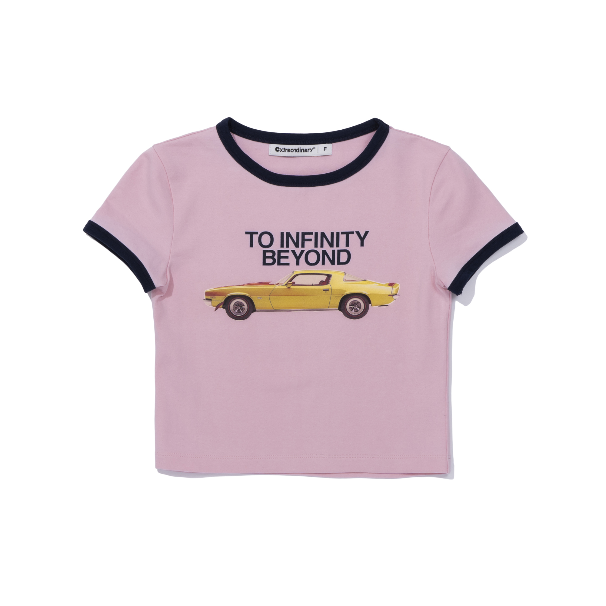 W INFINITY BEYOND RINGER TEE PINK