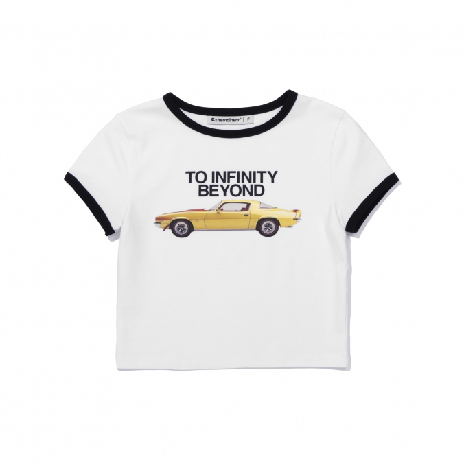 W INFINITY BEYOND RINGER TEE OFF WHITE
