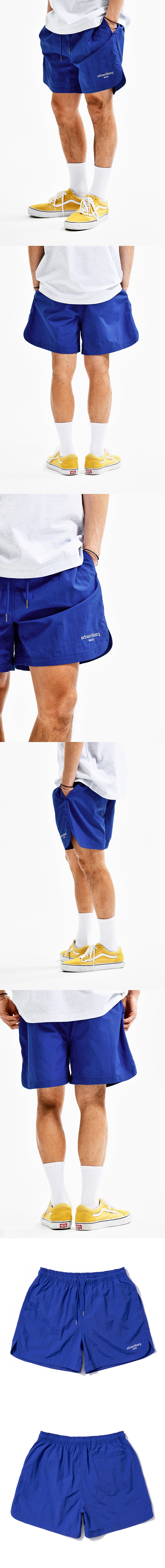 BASIC NYLON SHORTS BLUE