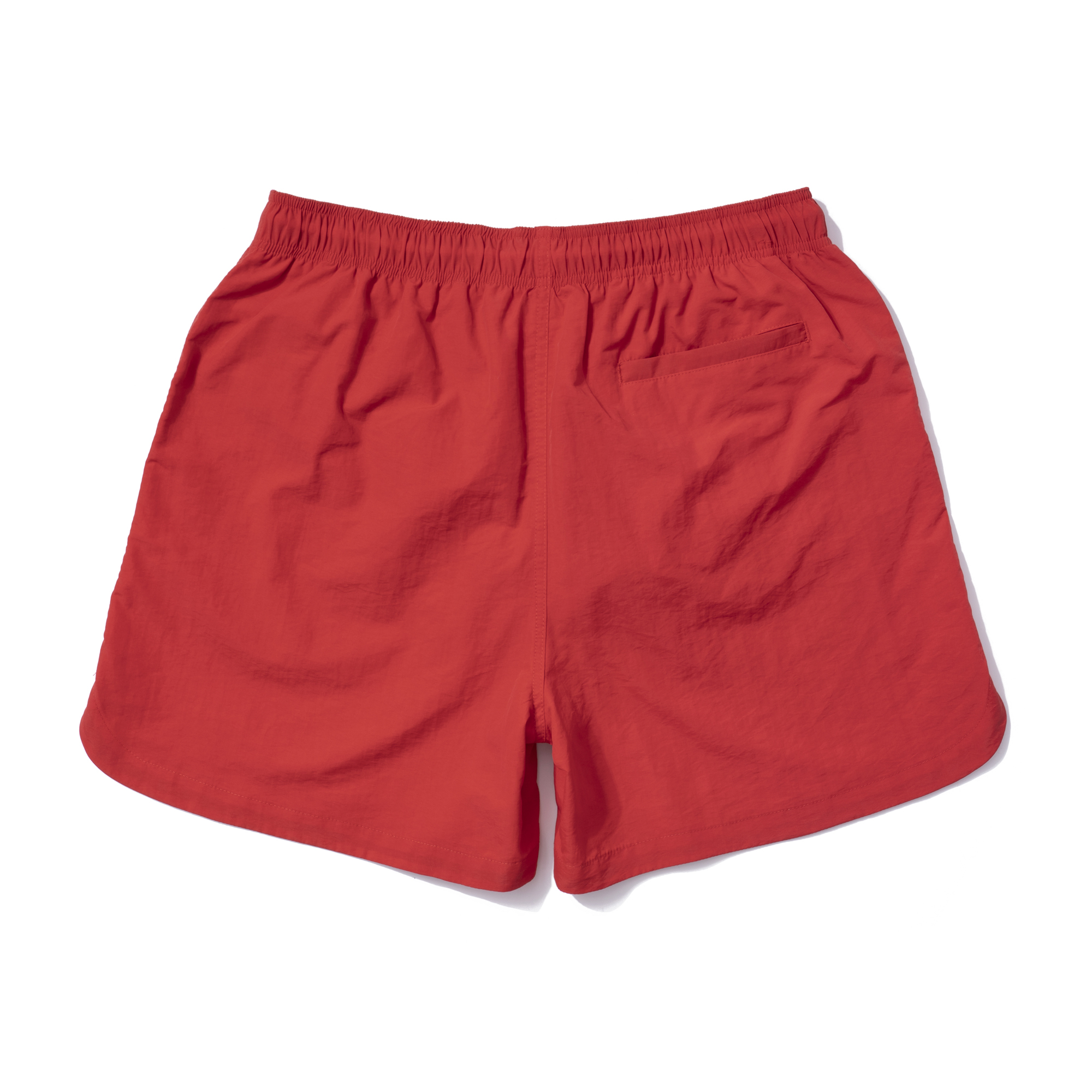 BASIC NYLON SHORTS RED