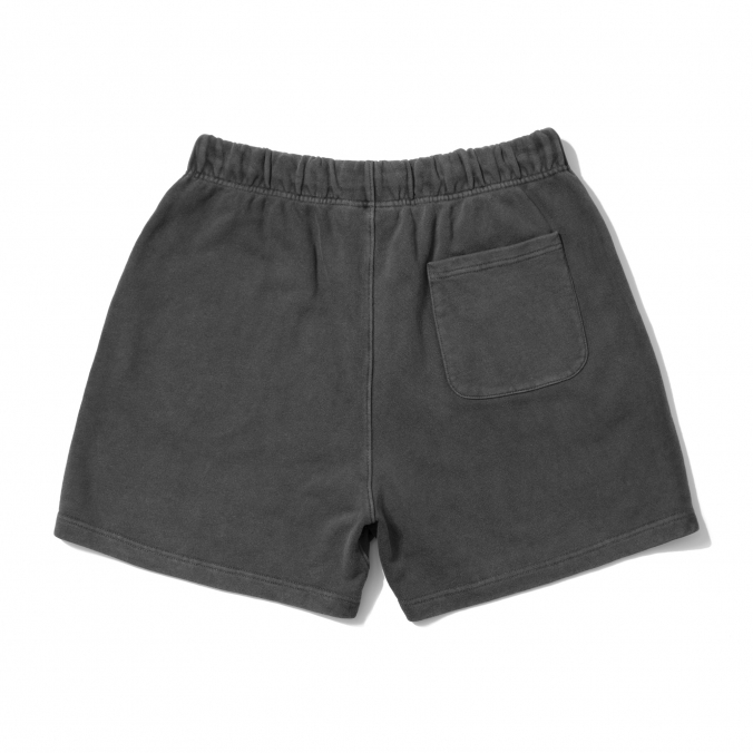 PIGMENT DYEING SWEAT SHORTS CHARCOAL