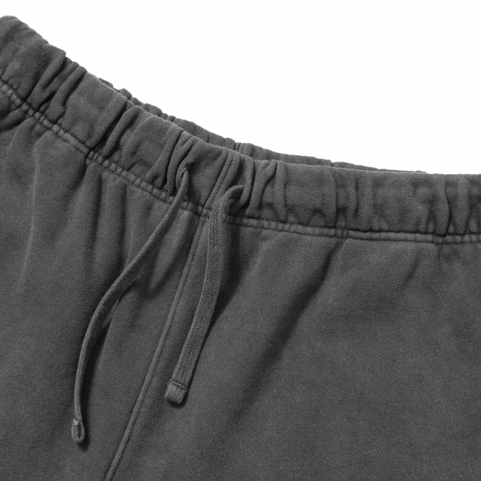 PIGMENT DYEING SWEAT SHORTS CHARCOAL