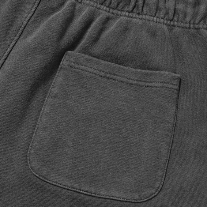 PIGMENT DYEING SWEAT SHORTS CHARCOAL