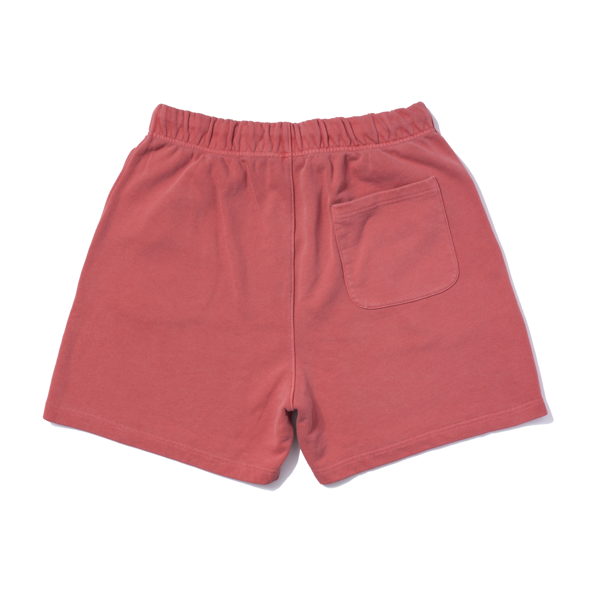 PIGMENT DYEING SWEAT SHORTS RED