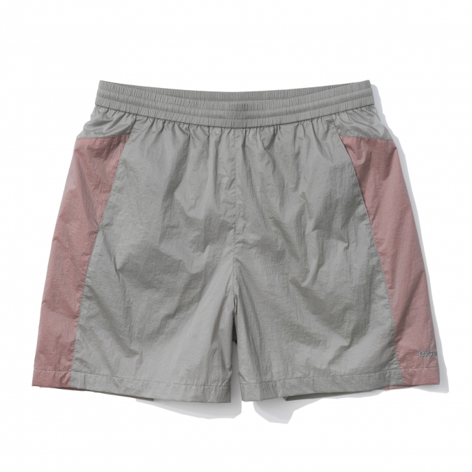 SHEER NYLON SHORTS L/GREY