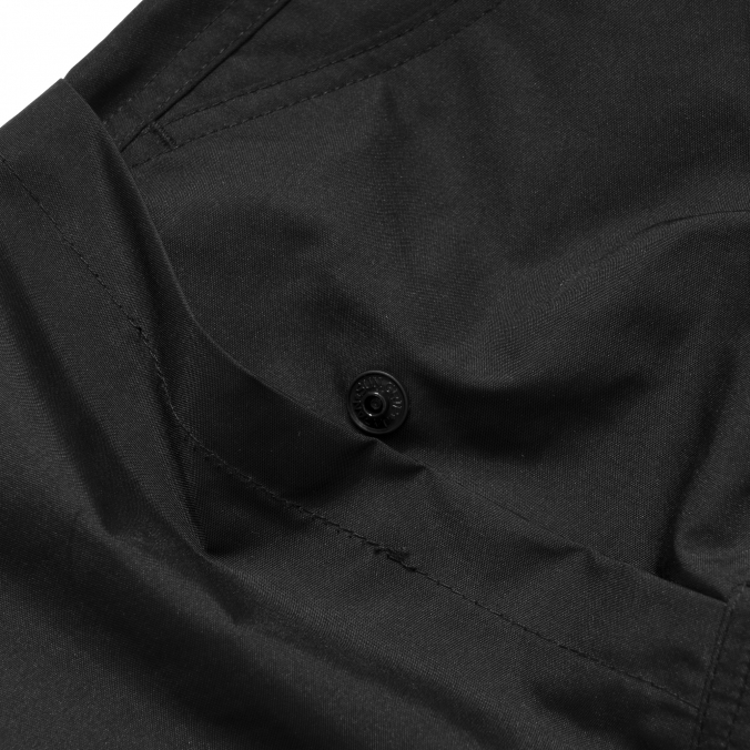 LAYERED POCKET SHORTS BLACK
