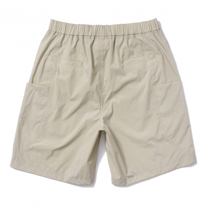 LAYERED POCKET SHORTS BEIGE