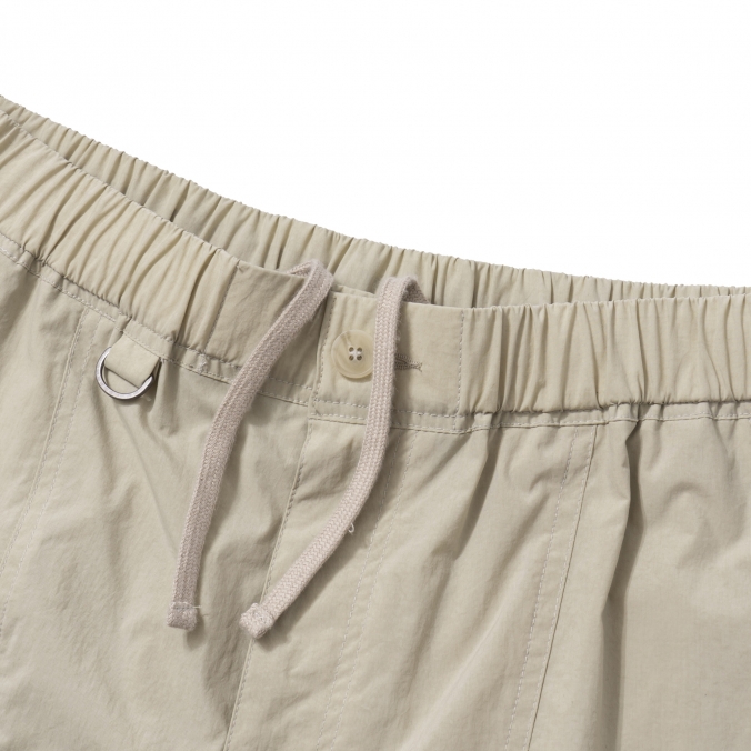 LAYERED POCKET SHORTS BEIGE