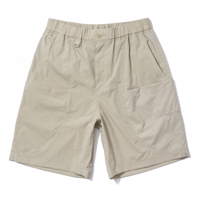 LAYERED POCKET SHORTS BEIGE