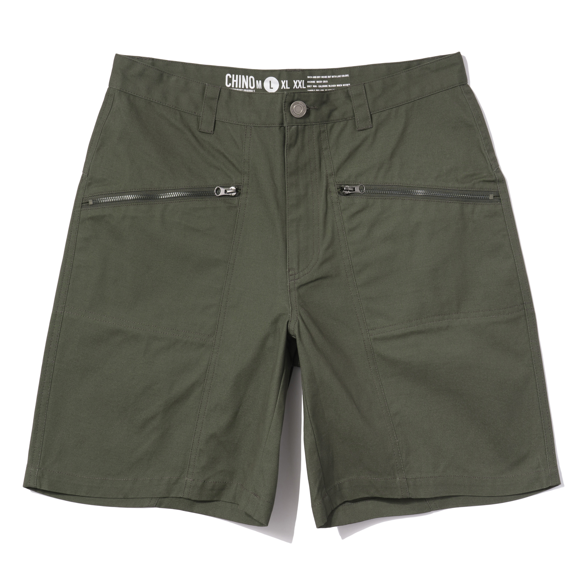 COATING CANVAS SHORTS KHAKI