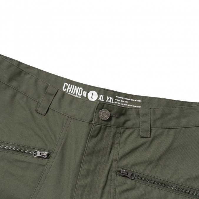 COATING CANVAS SHORTS KHAKI