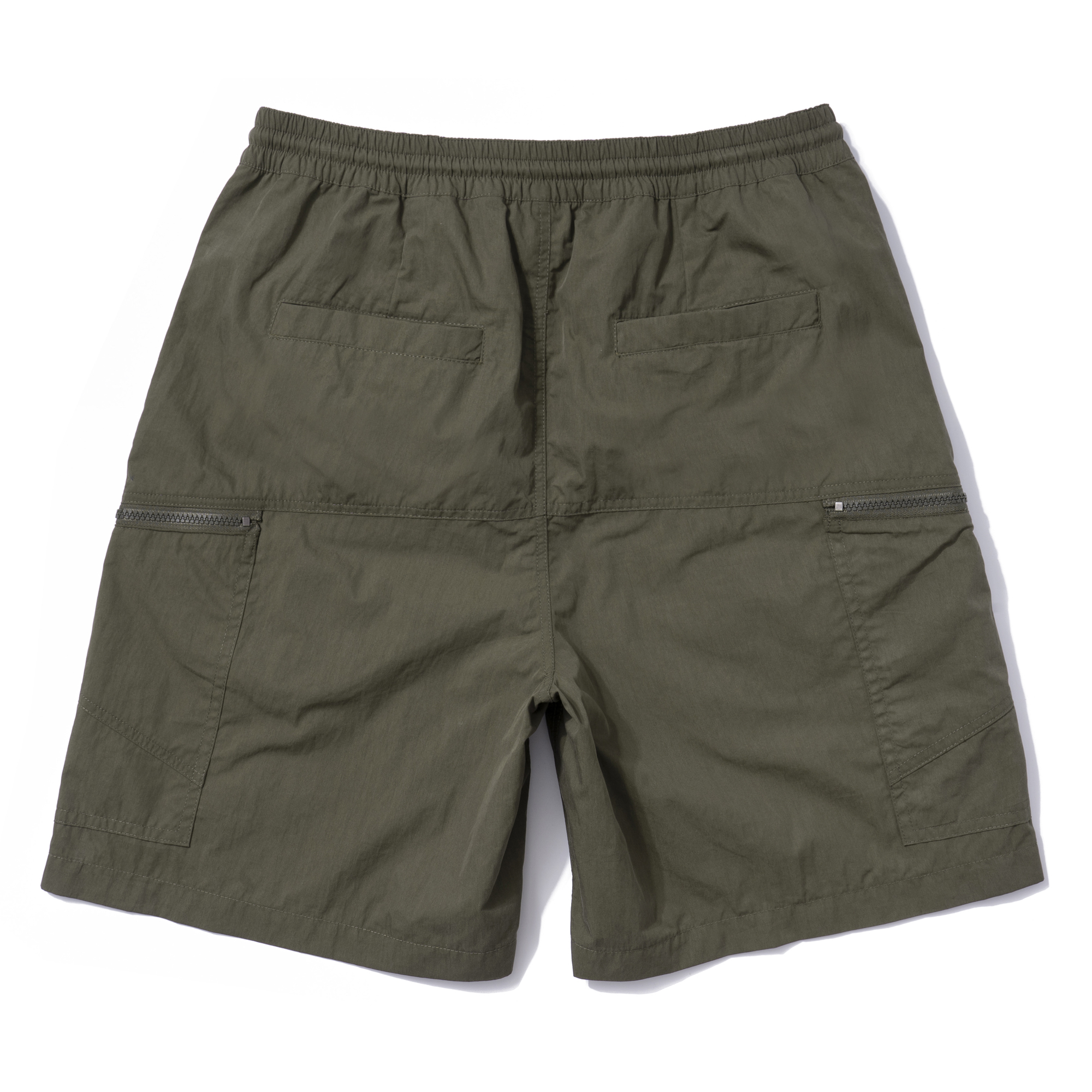 ZIPPER POCKET RIPSTROP SHORTS KHAKI
