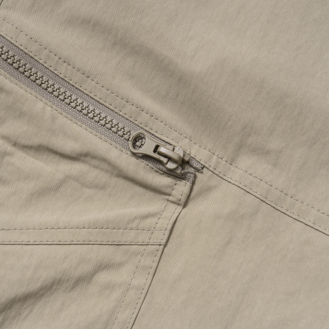 ZIPPER POCKET RIPSTROP SHORTS BEIGE