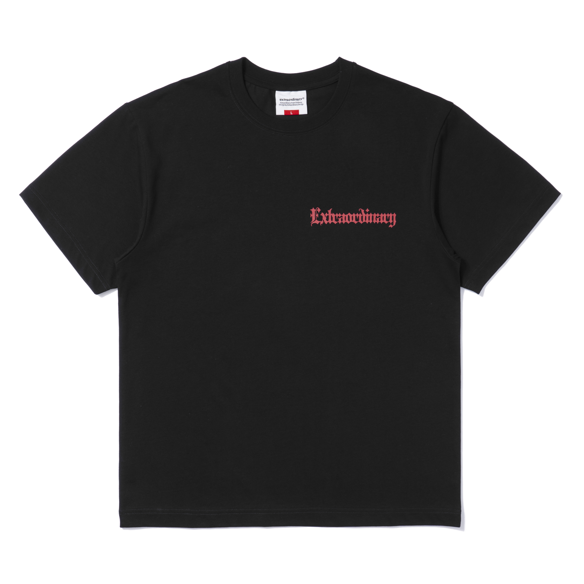 BLACK LETTER LOGO TEE BLACK
