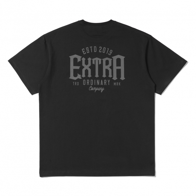 ESTABLISHED 2019 TEE CHARCOAL